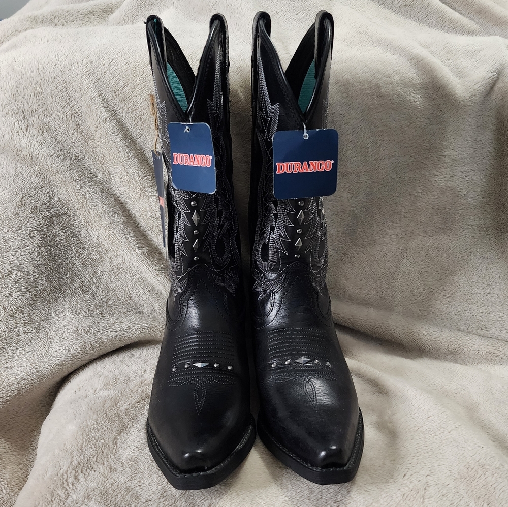 Durango black boots size 7